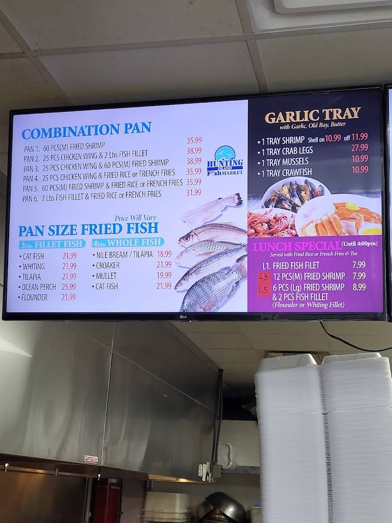 Hunting Island Fish Market Menu 1
